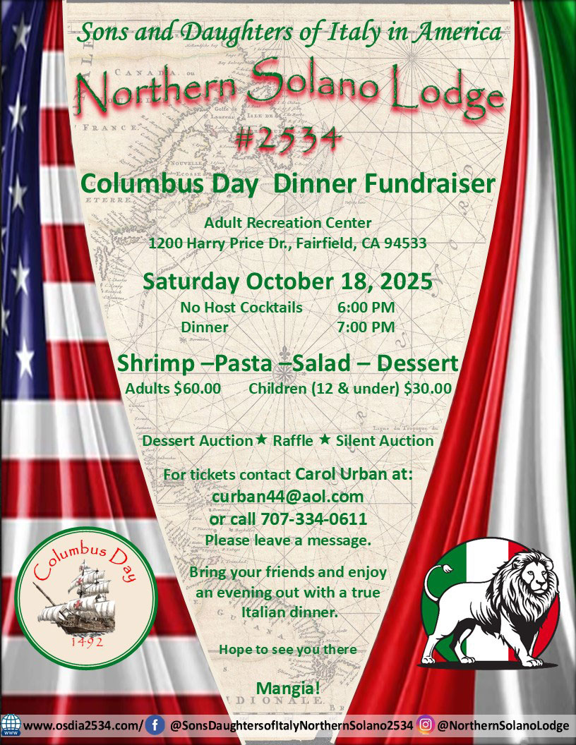 Columbus Day Dinner